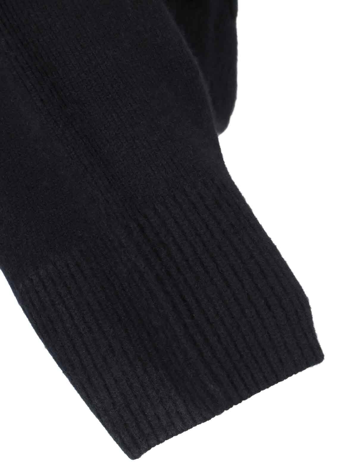"The Scarlet" Cardigan, In Black Cashmere
