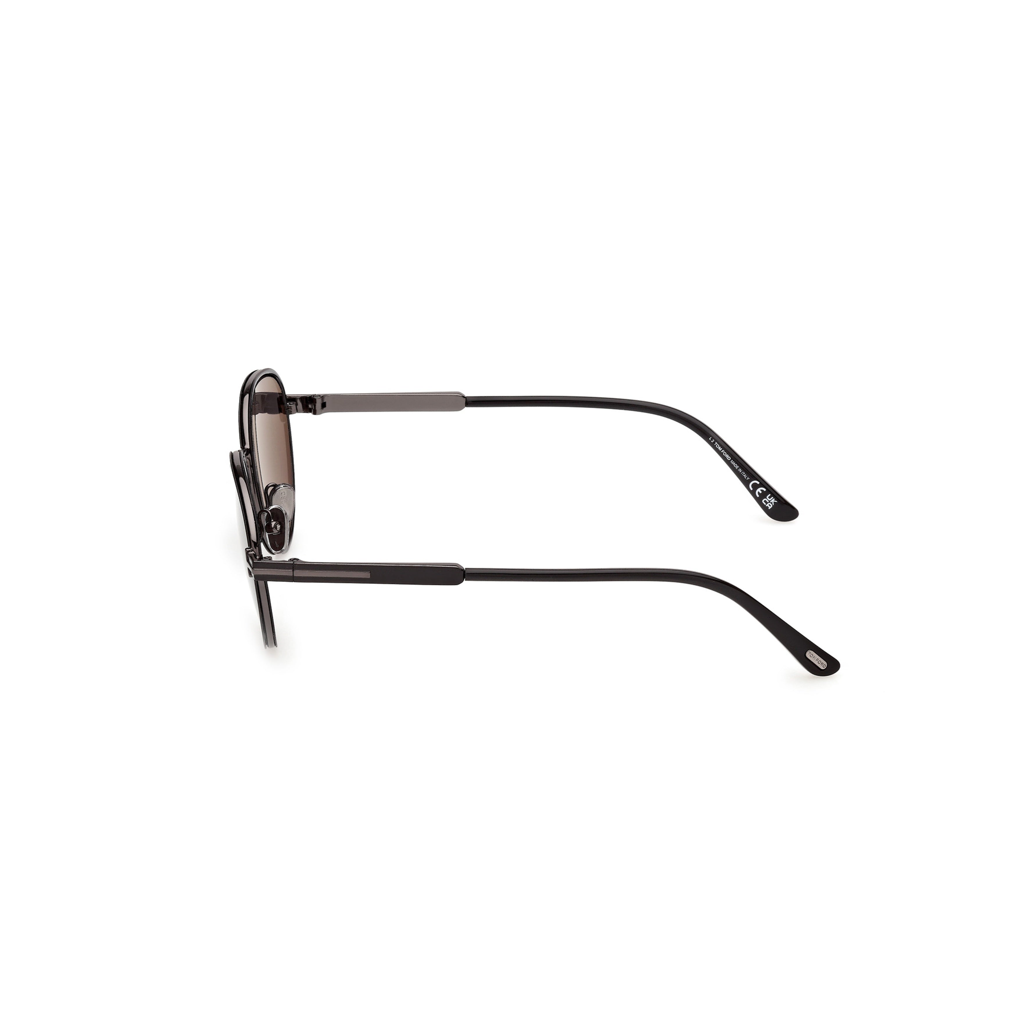 Ft1339 Rounded Lens Sunglasses