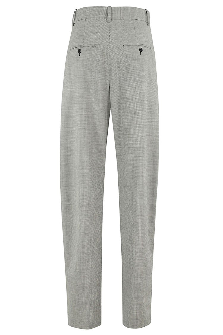 Sopiavea High-Waisted Wide-Leg Pants With Pleat Detailing