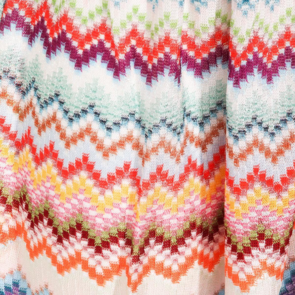 Zigzag Patterned Shorts with Relaxed Fit