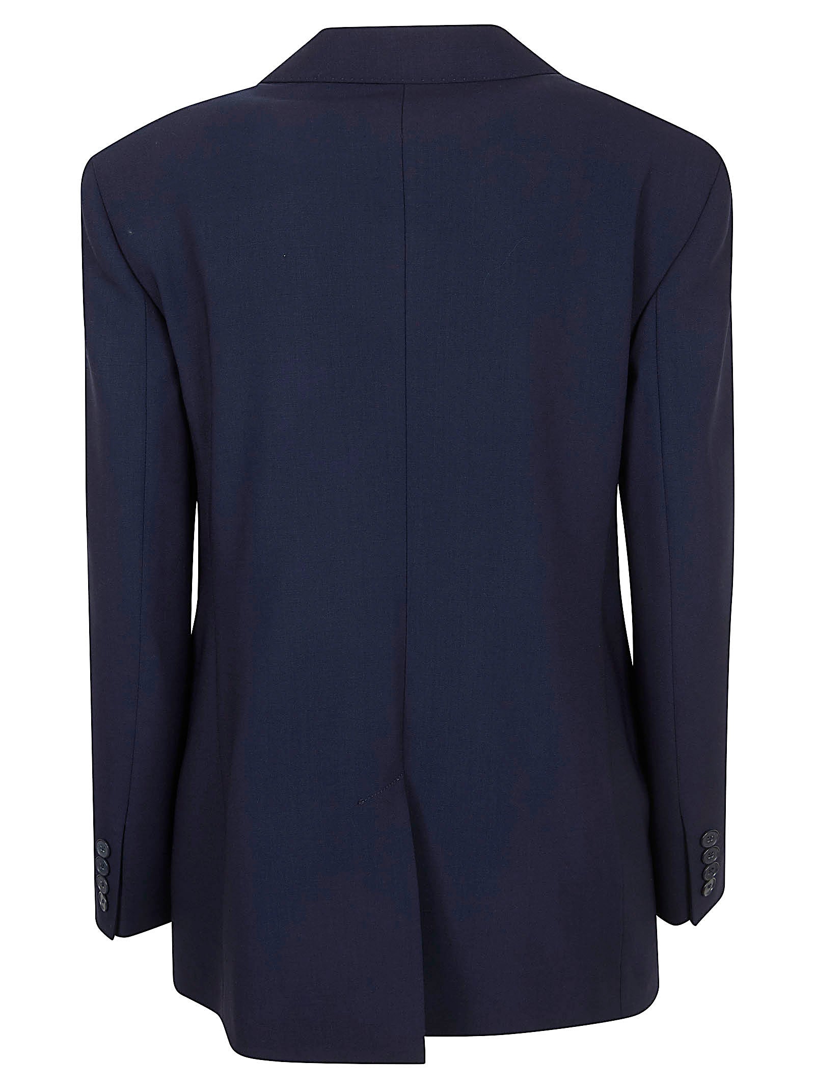 Tailored Blue Wool Blend Blazer