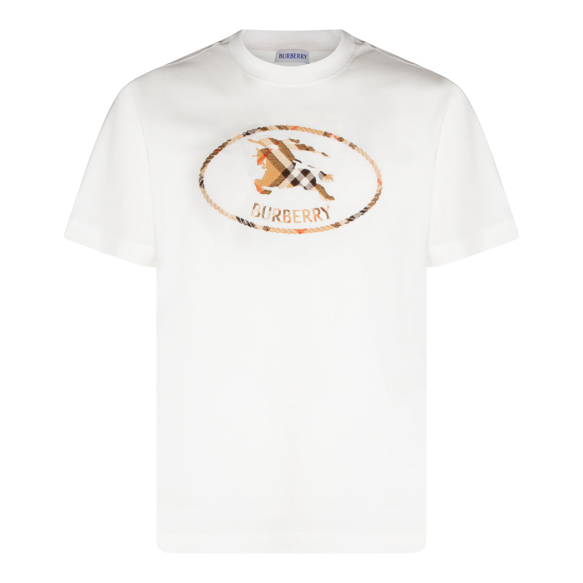 White Cotton Logo T-Shirt