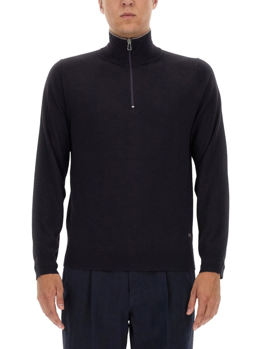 High Collar Black Jersey