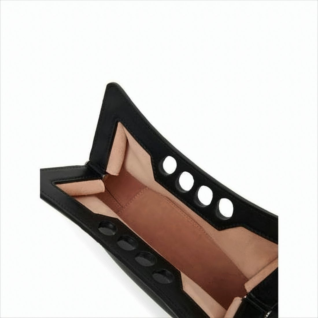 Structured Leather Shoulder Bag