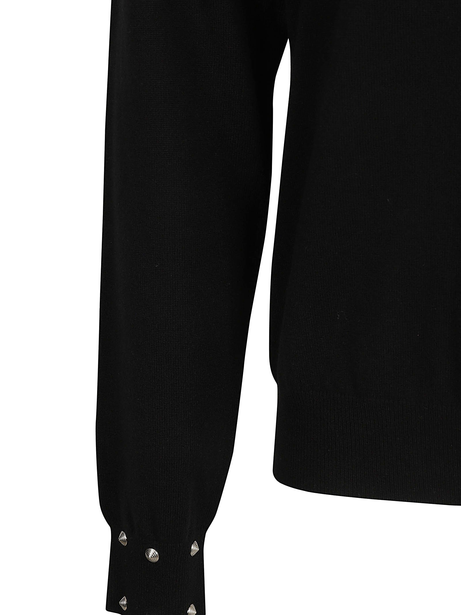 Classic Black Sweater with Refined Silhouette