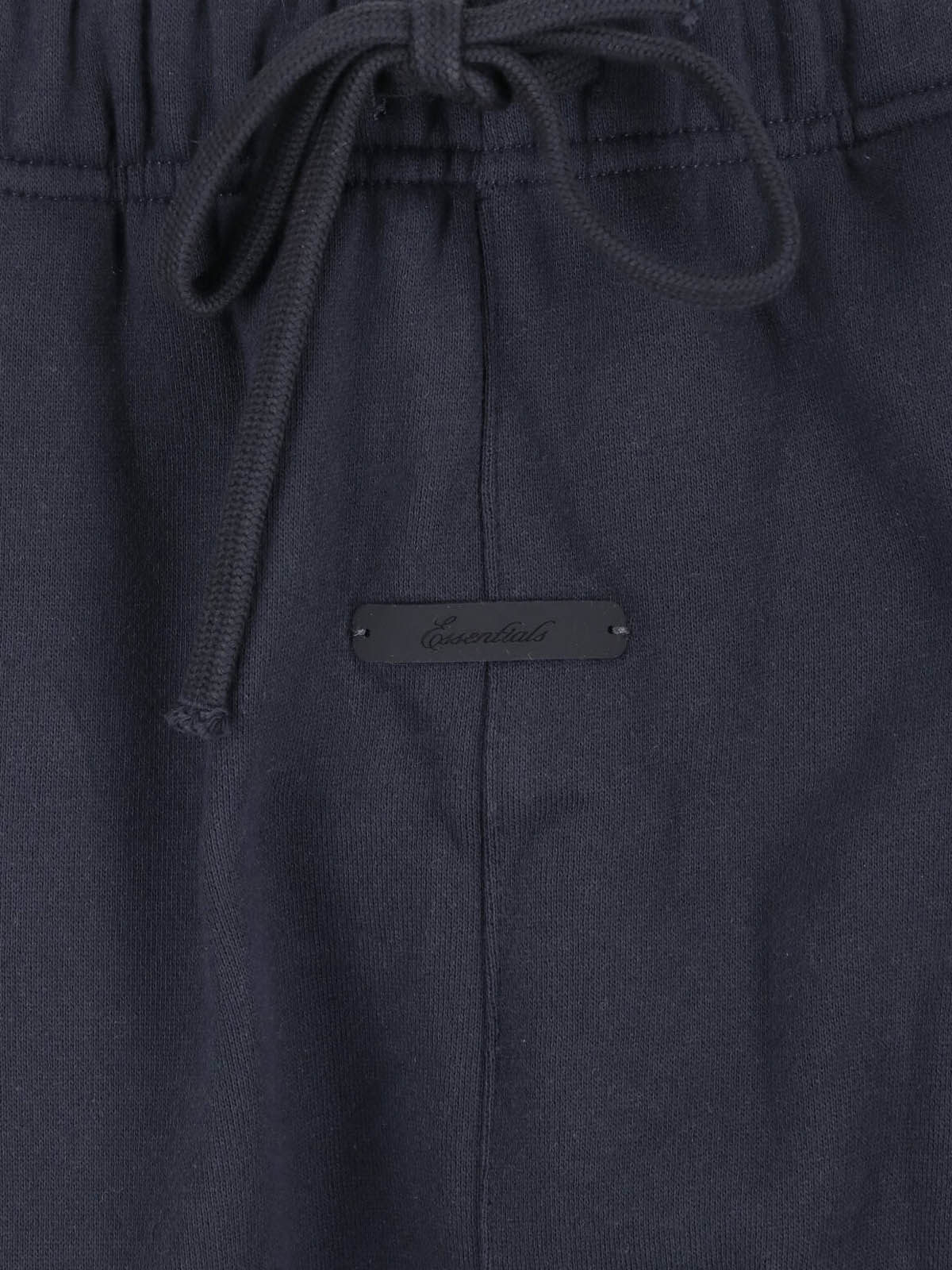 Dark Blue Relaxed Contrast Piping Trousers