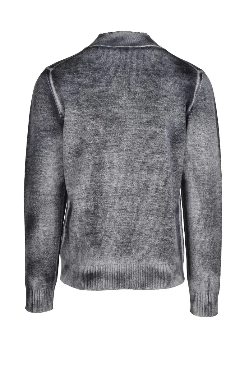 Virgin Wool Pullover - Black