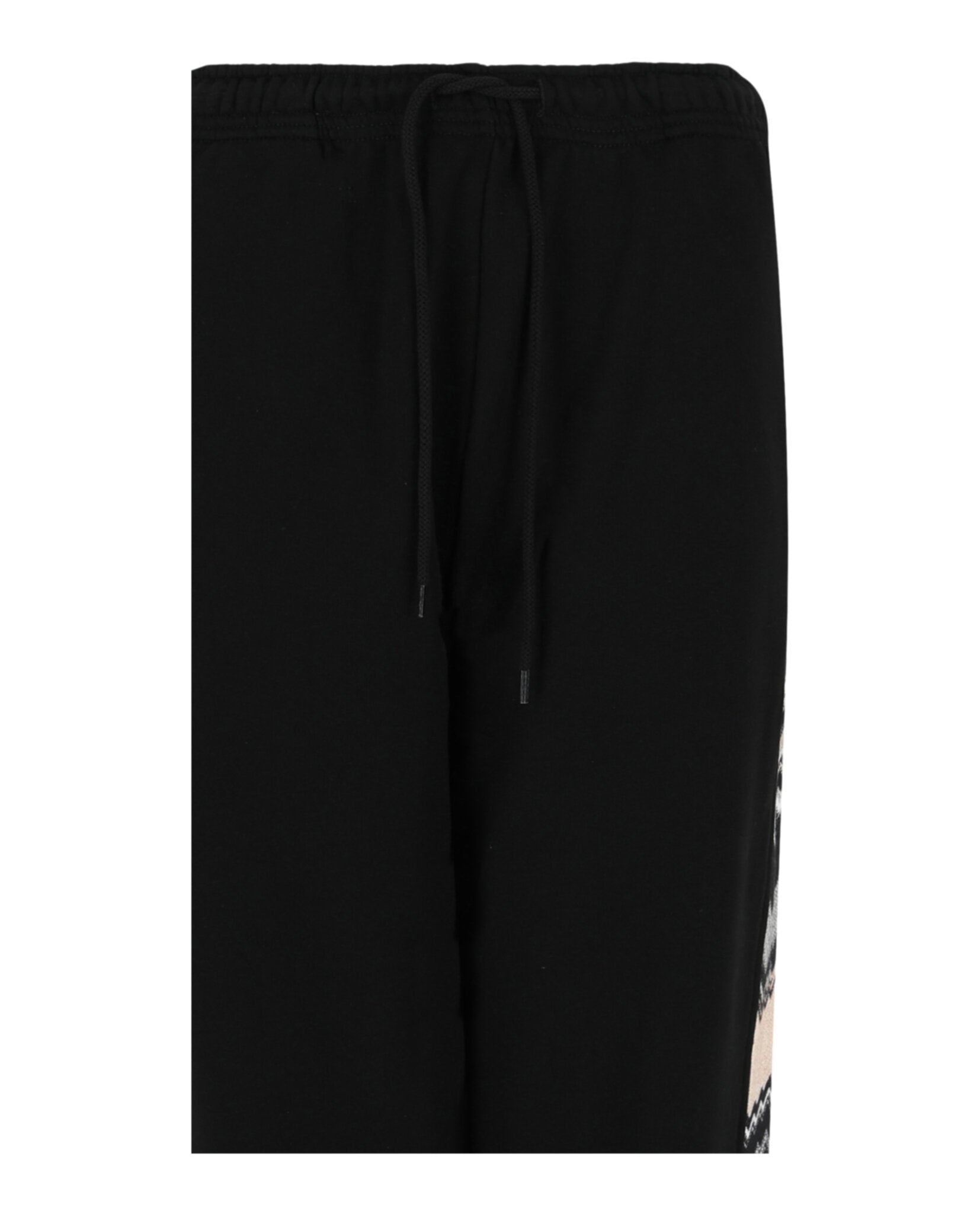 Chevron Patterned Trim Joggers
