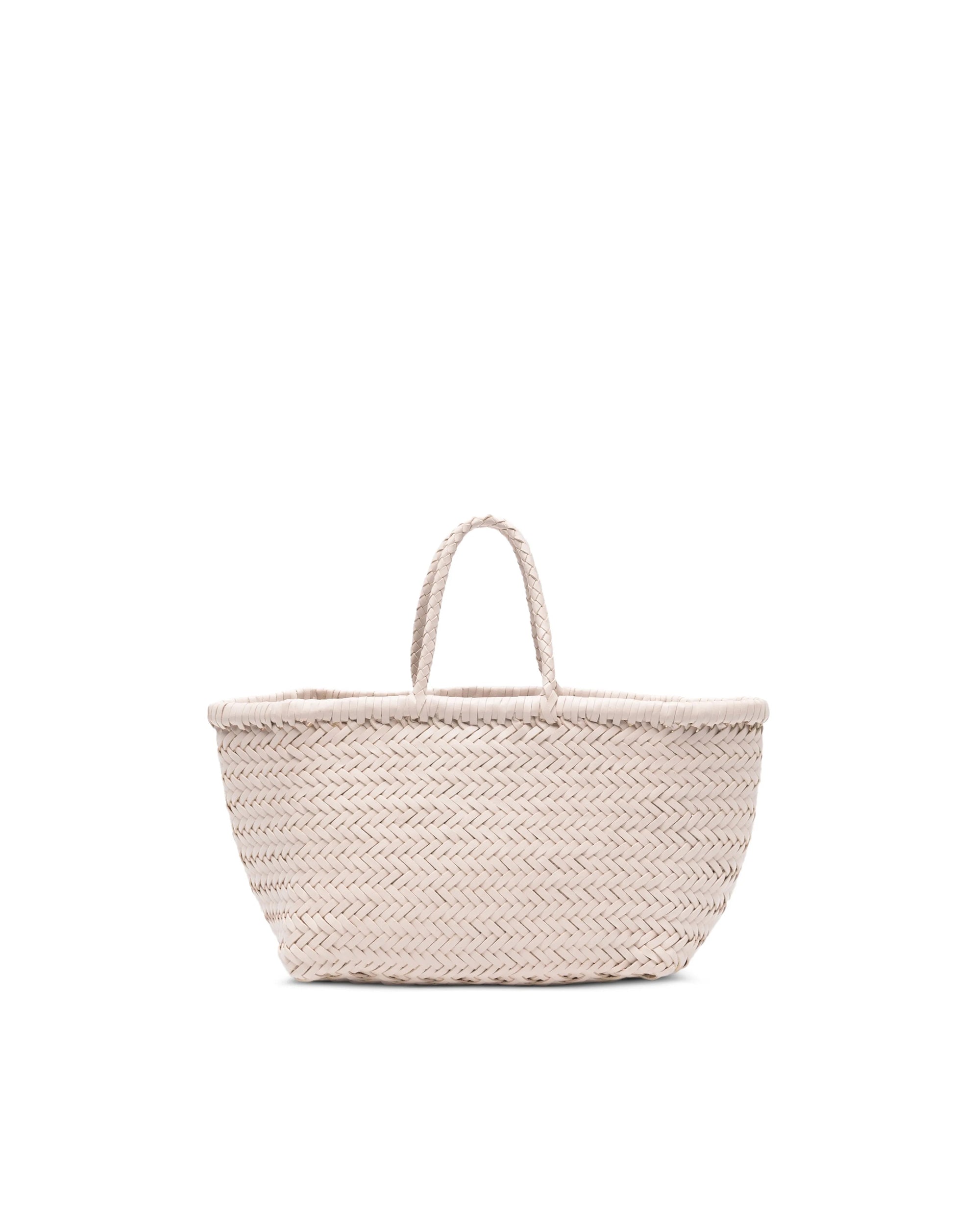 Handwoven Triple Jump Small Basket Bag