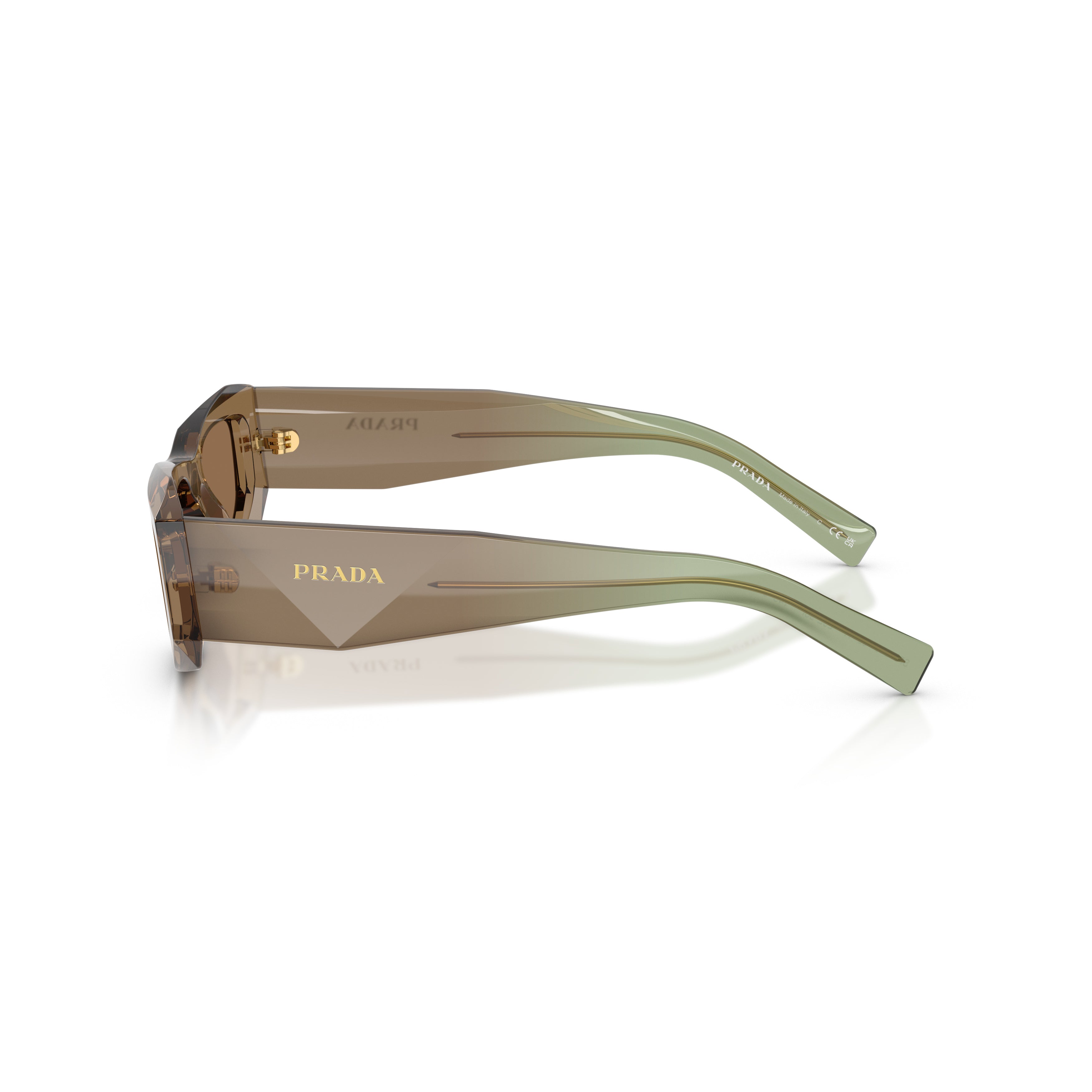 0pr B19s Translucent Brown Acetate Sunglasses
