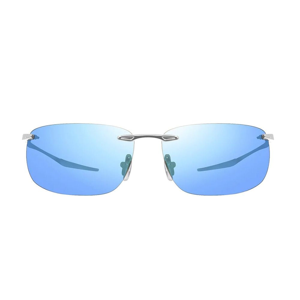 Descend Z Re1170 Polarized Rimless Rectangular Stainless Steel Sunglasses