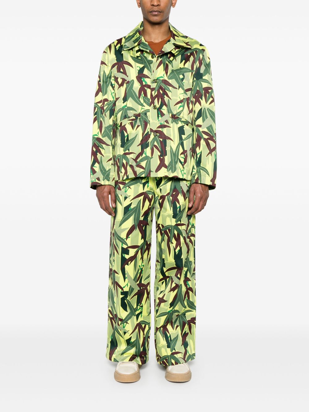 Wide-Leg Trousers with Concealed Fly