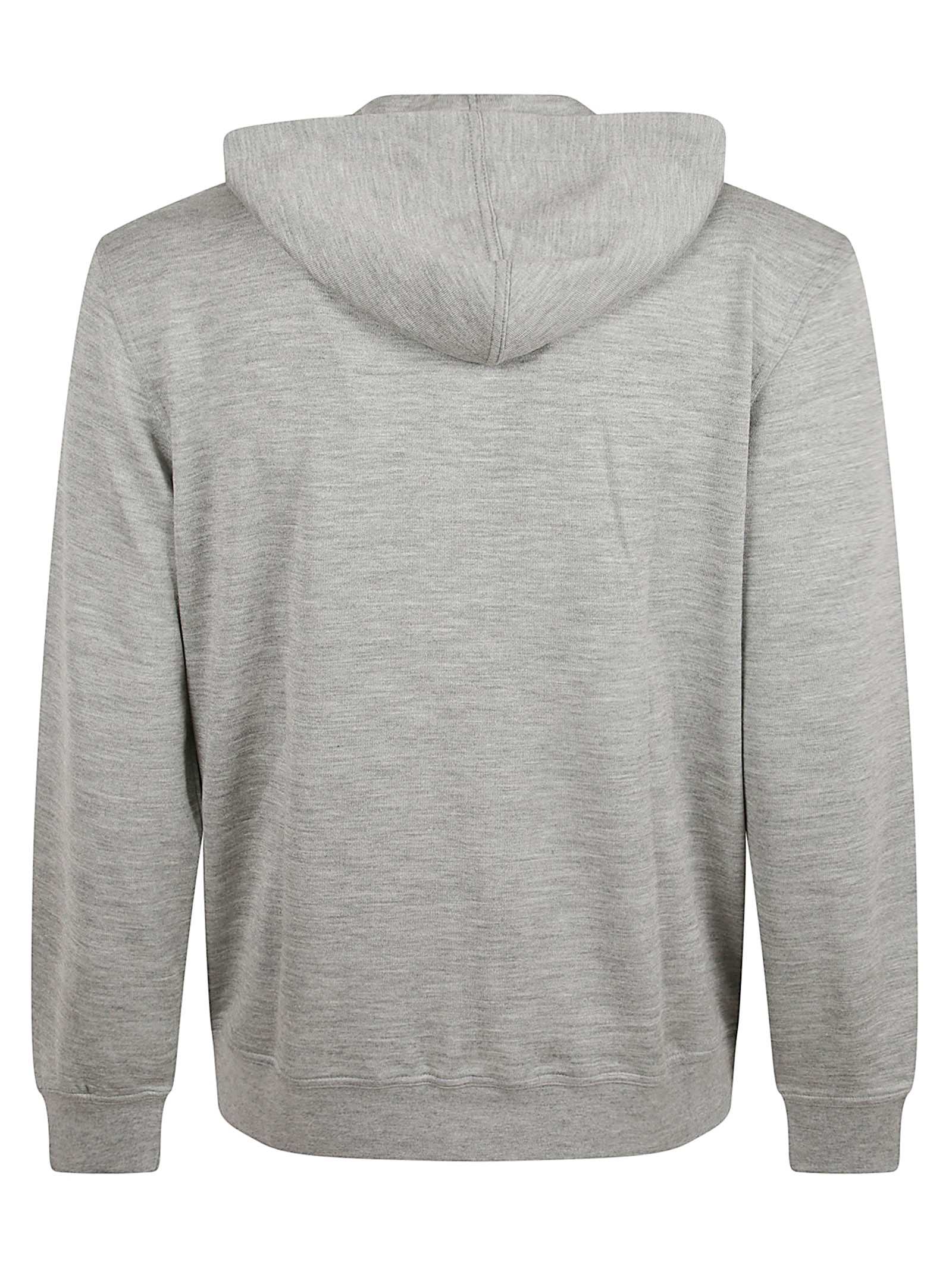 Heathered Grey Hooded Sweatshirt