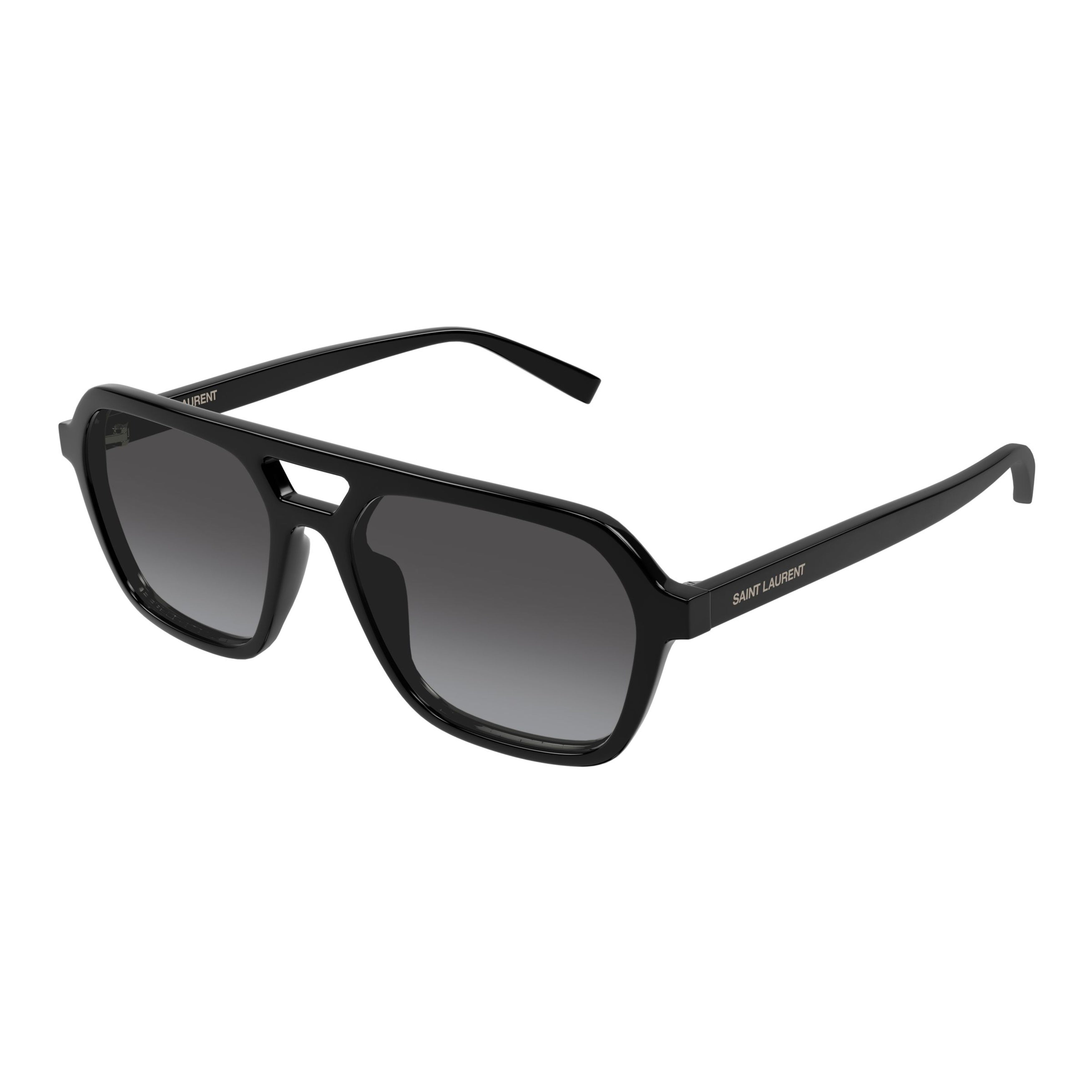Oversized Square Sunglasses With Cut-Out Bridge Detail