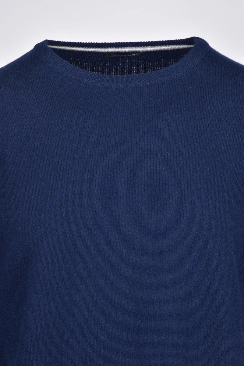 Crew Neck Sweater - Blue