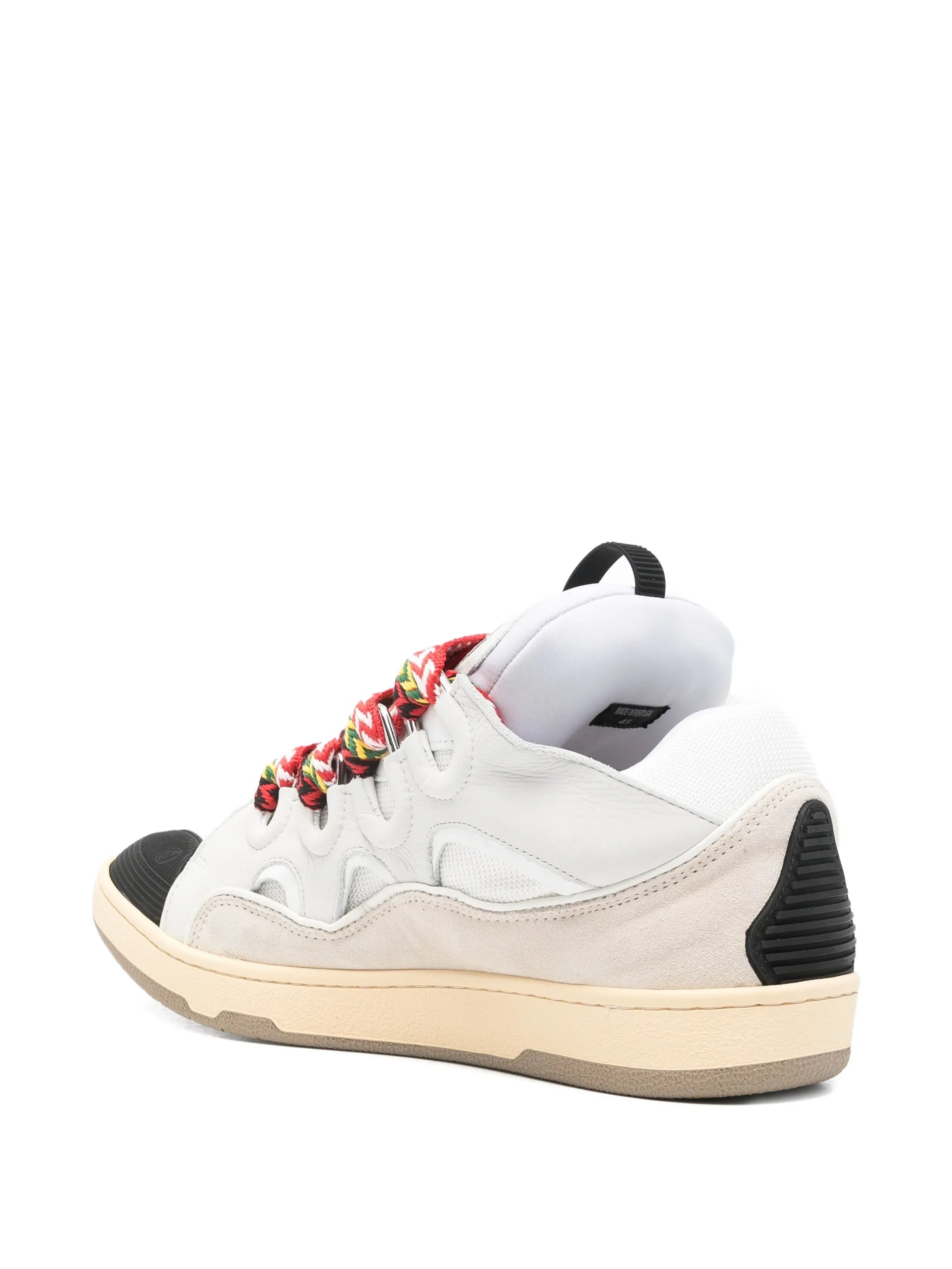 Black Curb Sneakers Multicolored Zigzag Sneakers