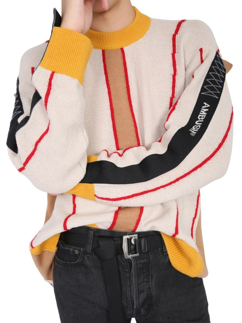 Beige Crew Neck Sweater
