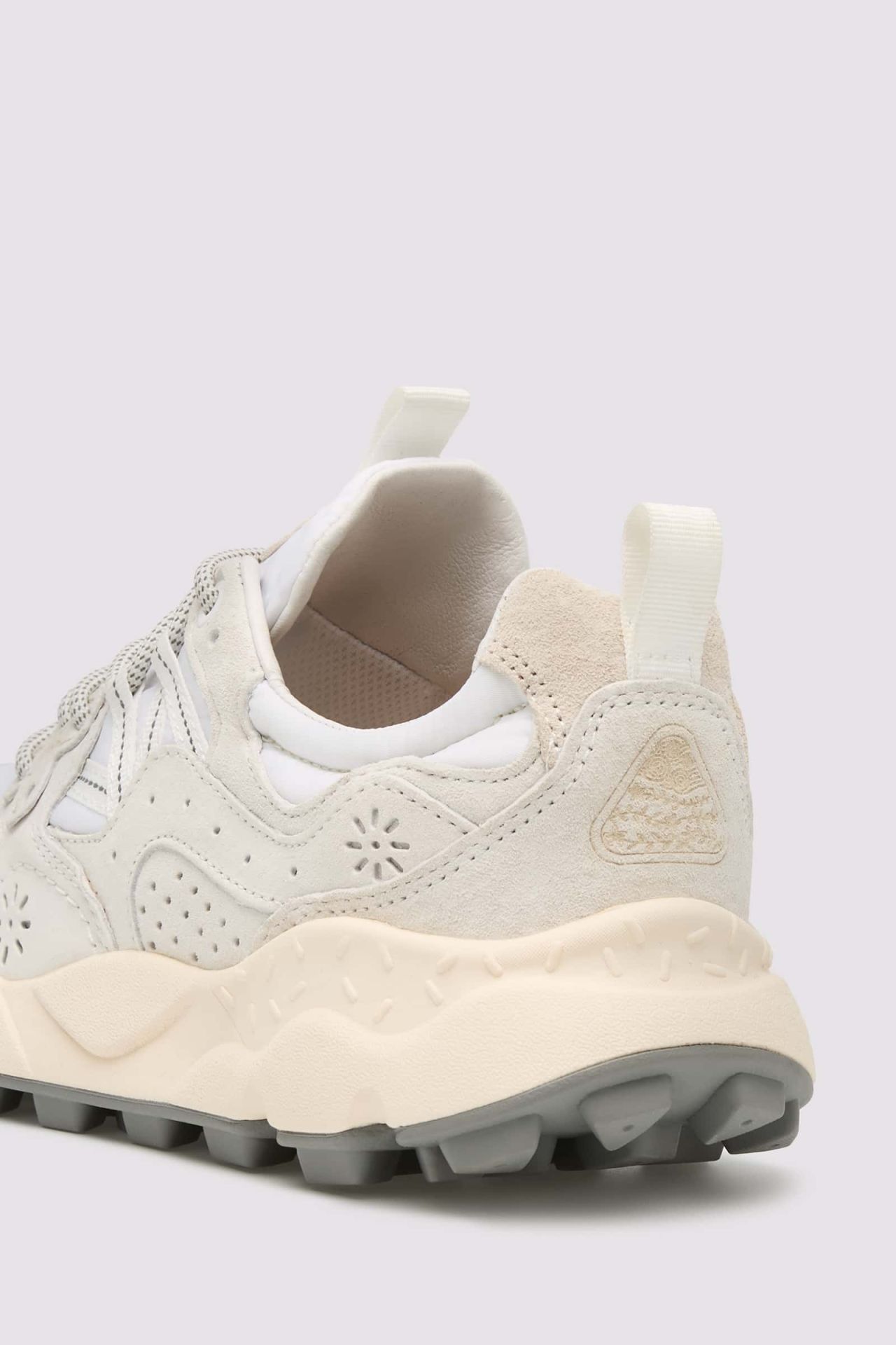 Low-Profile Sneakers with Floral Cutout Details