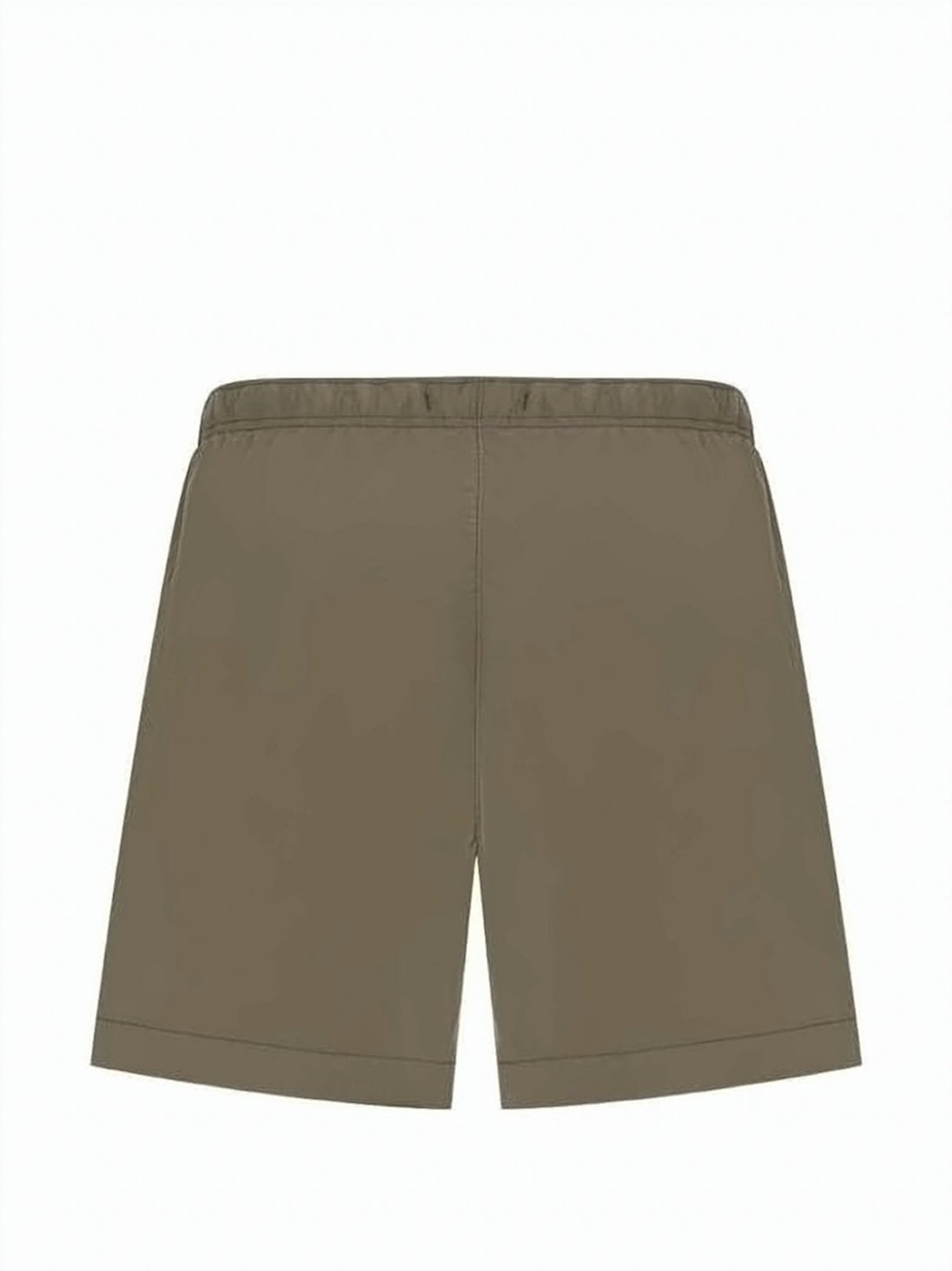 Black Beach Shorts Elastic Waist Polyamide