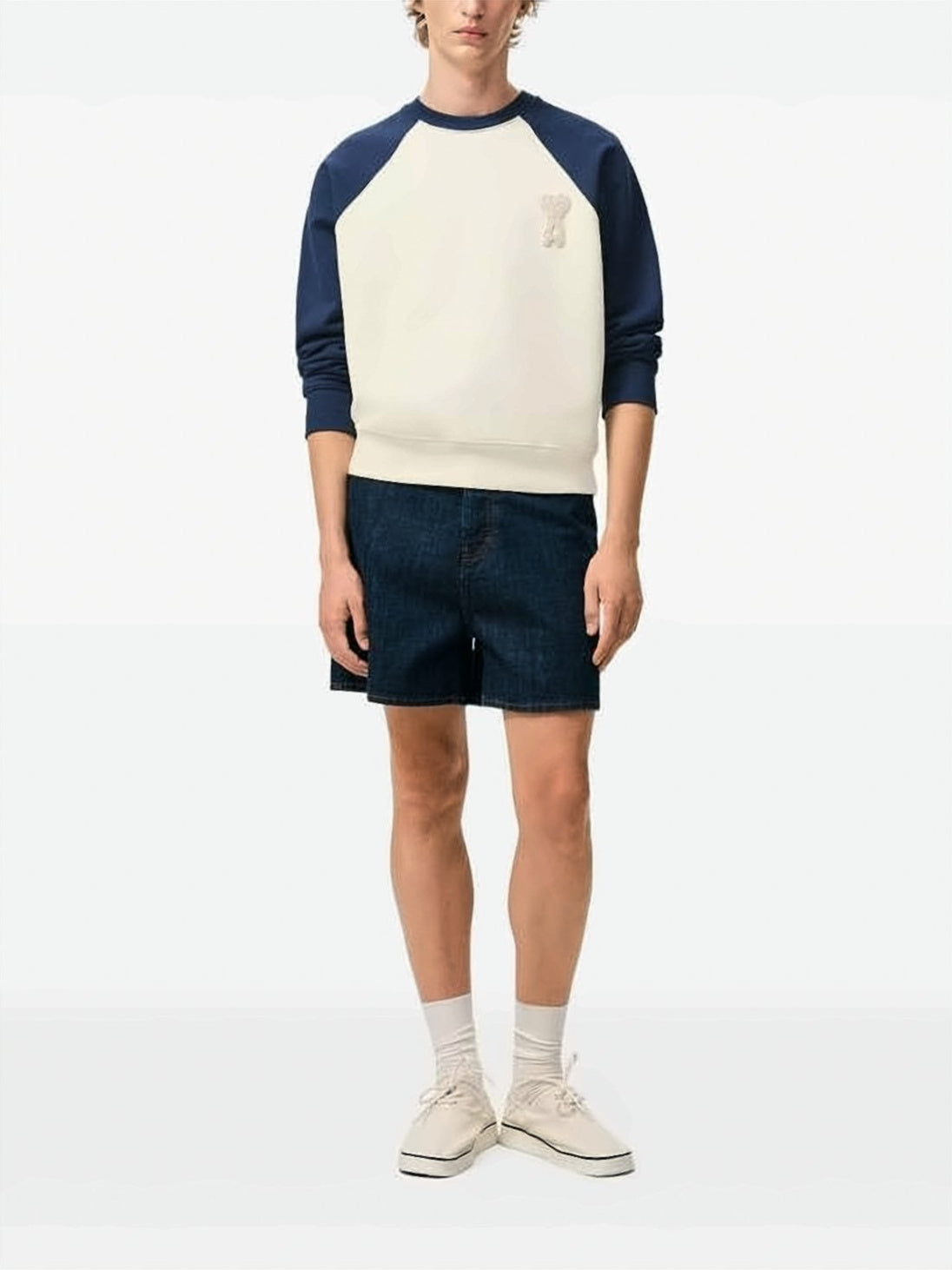 Color-Block Long Sleeve Sweatshirt