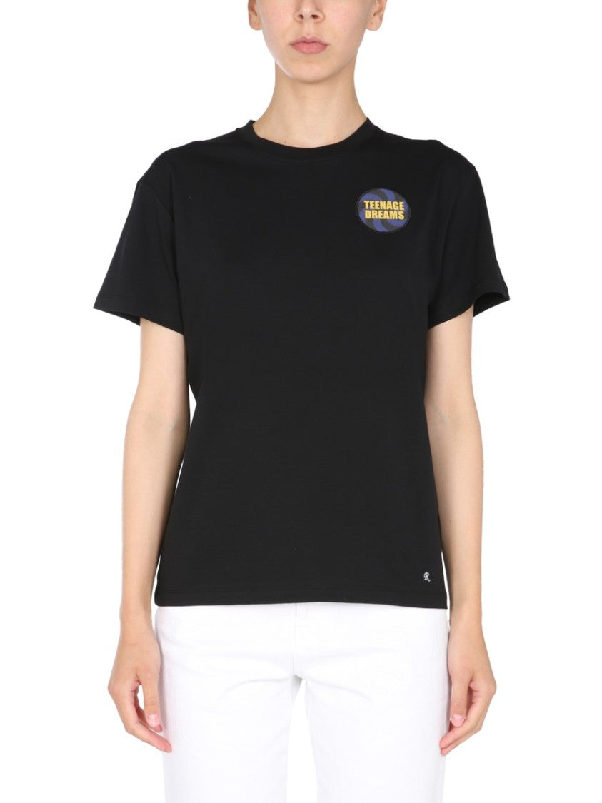 Short-Sleeved Crew Neck T-Shirt