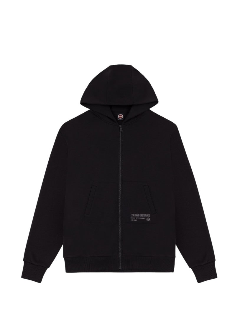 Oversized Hooded Sweatshirt With Glittered Logo