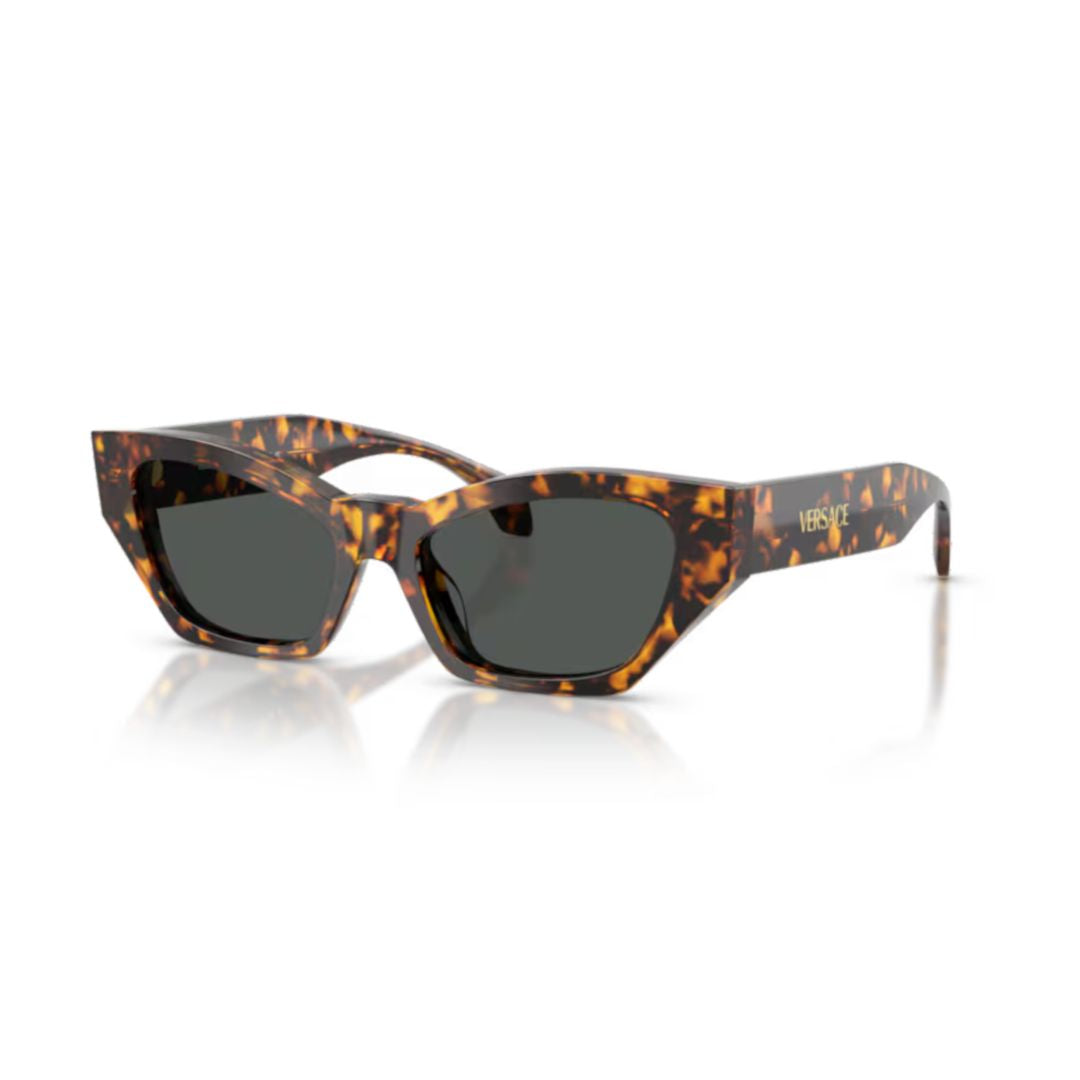 0ve4488u Bold Angular Cat-Eye Sunglasses