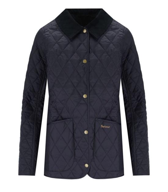 Diamond-Pattern Quilted Jacket