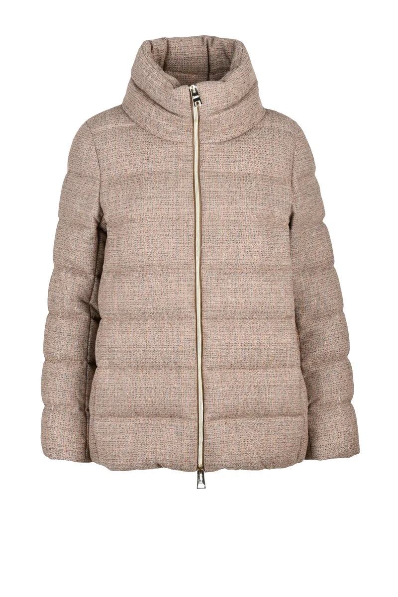 Wool Down Jacket - Beige