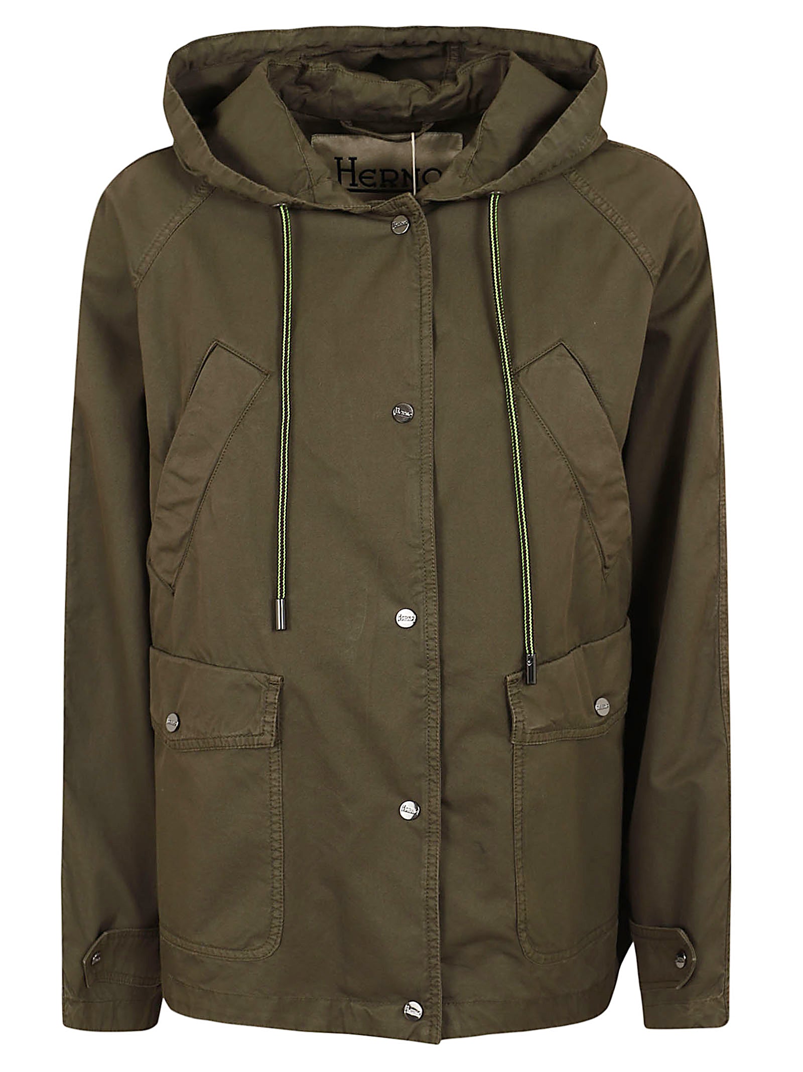 Green Hooded Jacket