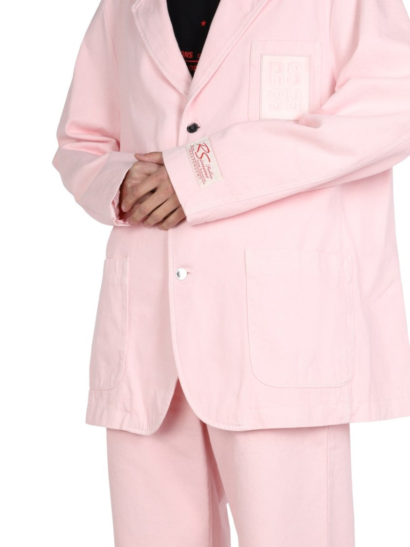 Relaxed Oversized Jacket With Notched Lapels