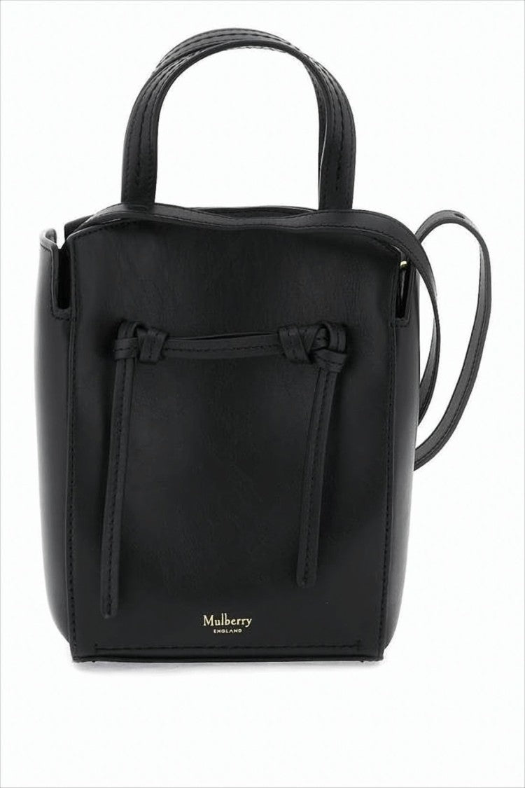 Compact Calf Leather Tote Bag