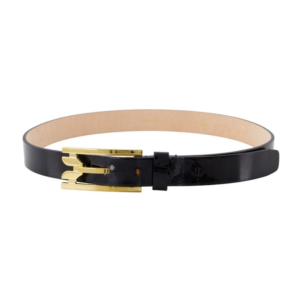 Regular Pin Buckle Belt - Leather - Black