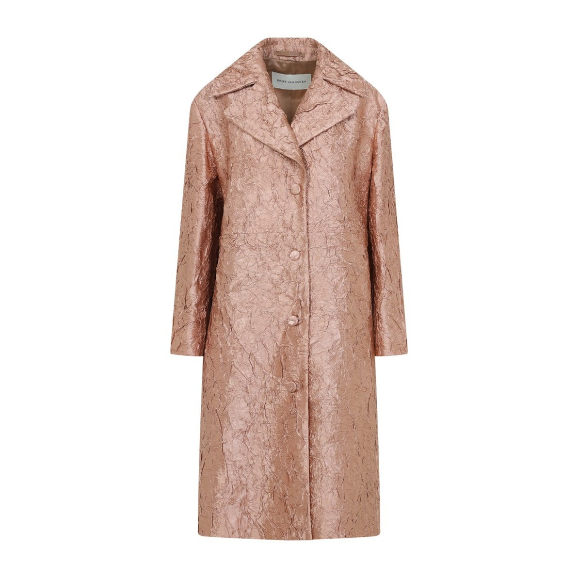 Crinkled Textured Coat