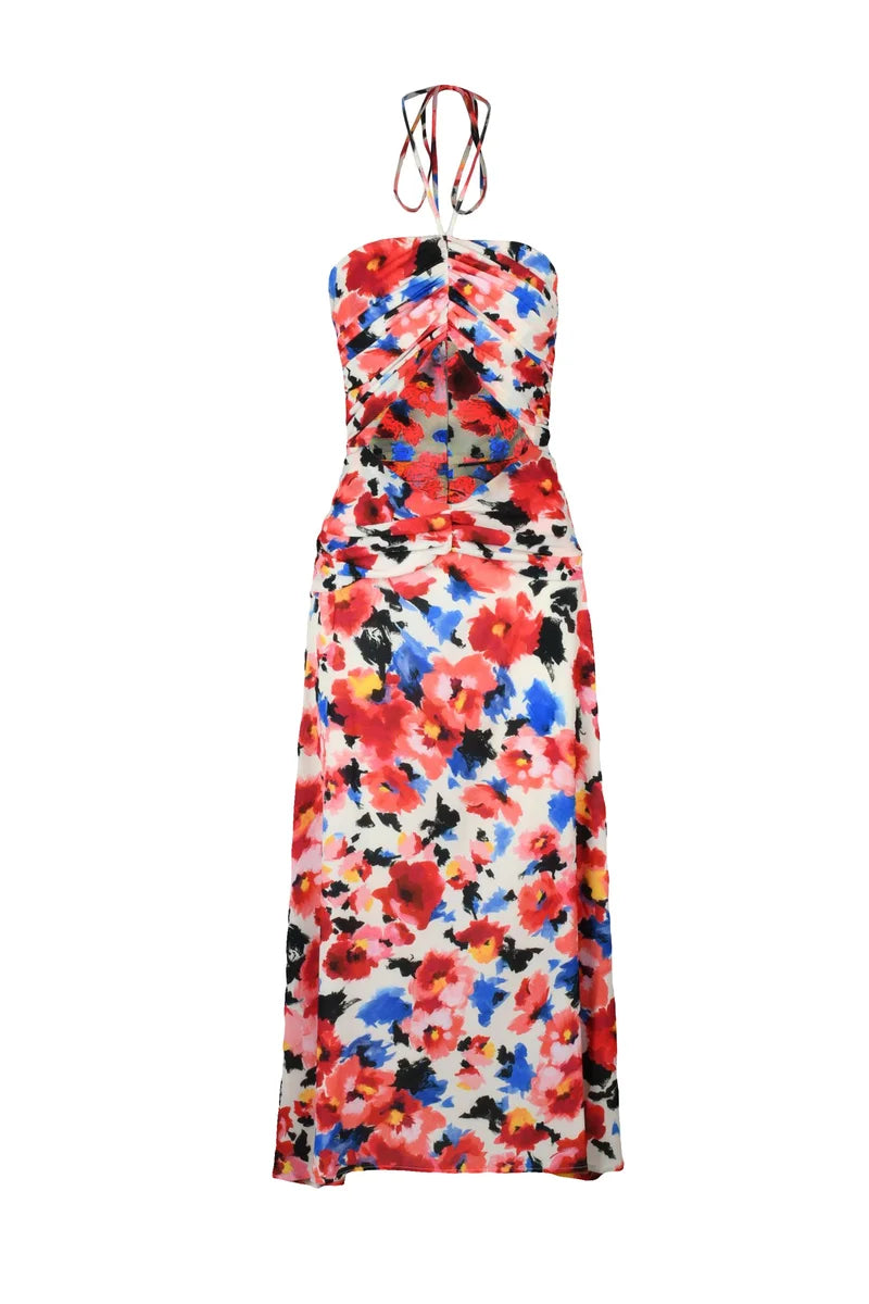 A-Line Dress - Multicolor