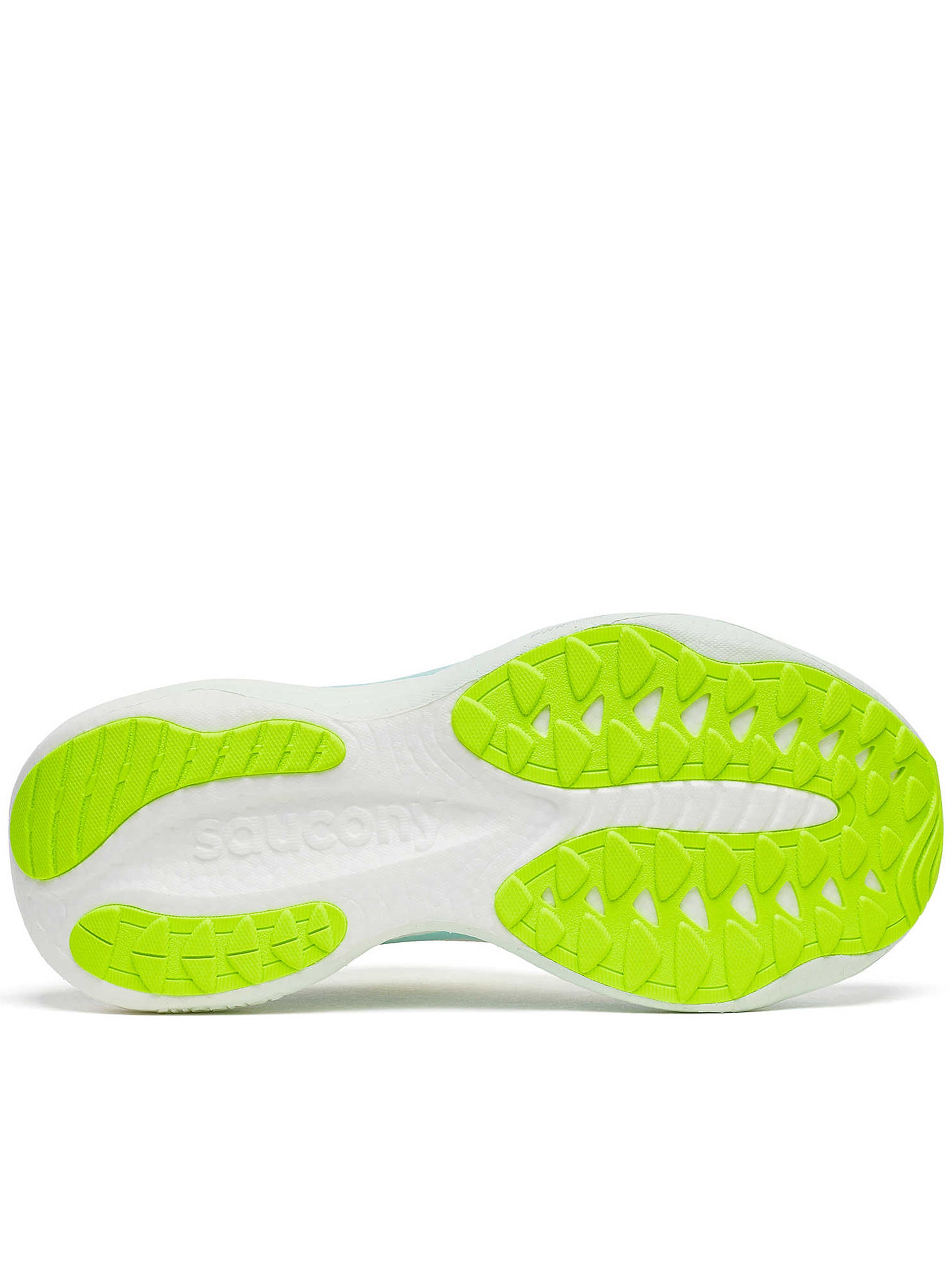 Light Tonal Running Sneakers with Neon Accents