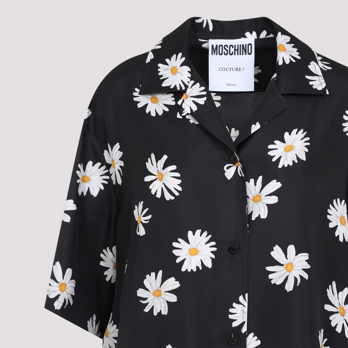 Floral Print Silk Shirt