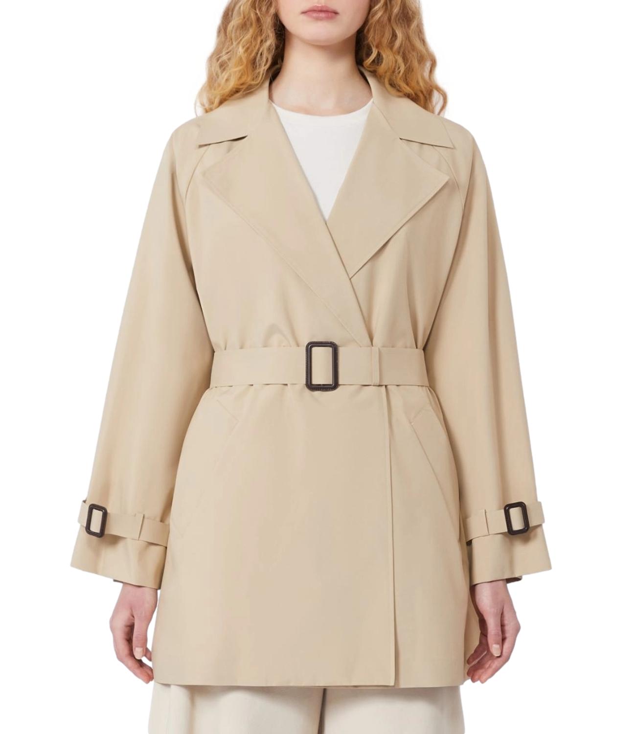 Bicolor Beige Waterproof Raincoat
