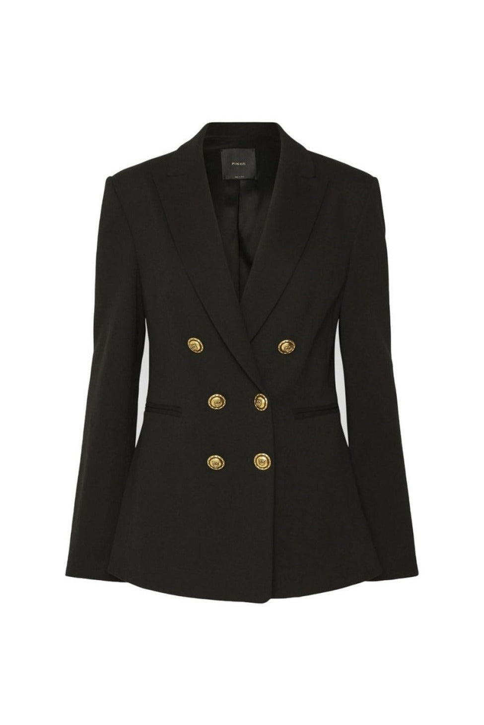Black Double-Breasted Blazer