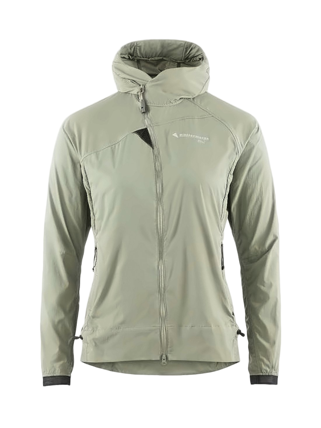 Streamlined Green Klattermusen Jacket With Zippered Hood