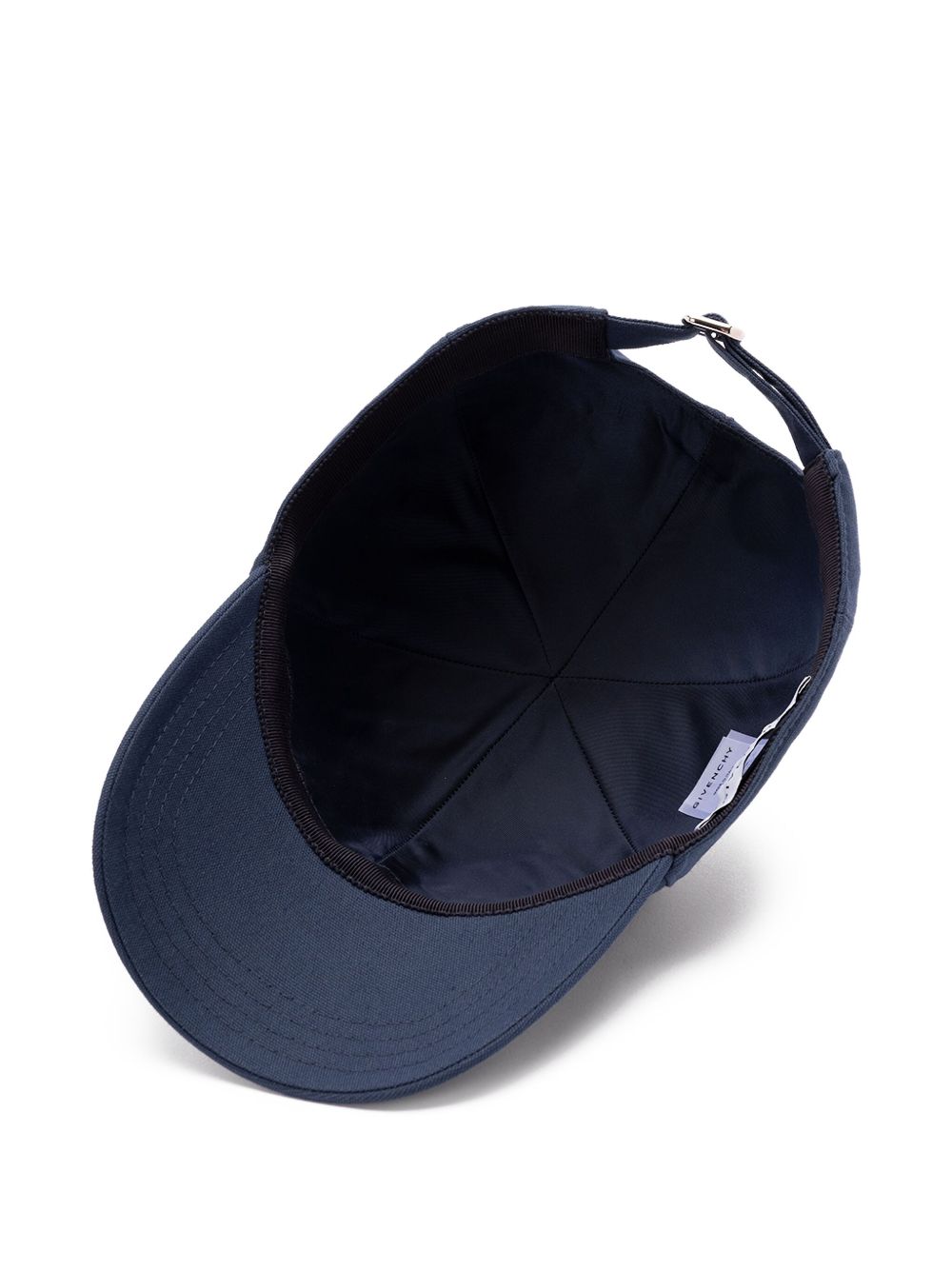 Curved Peak Navy Cotton Cap