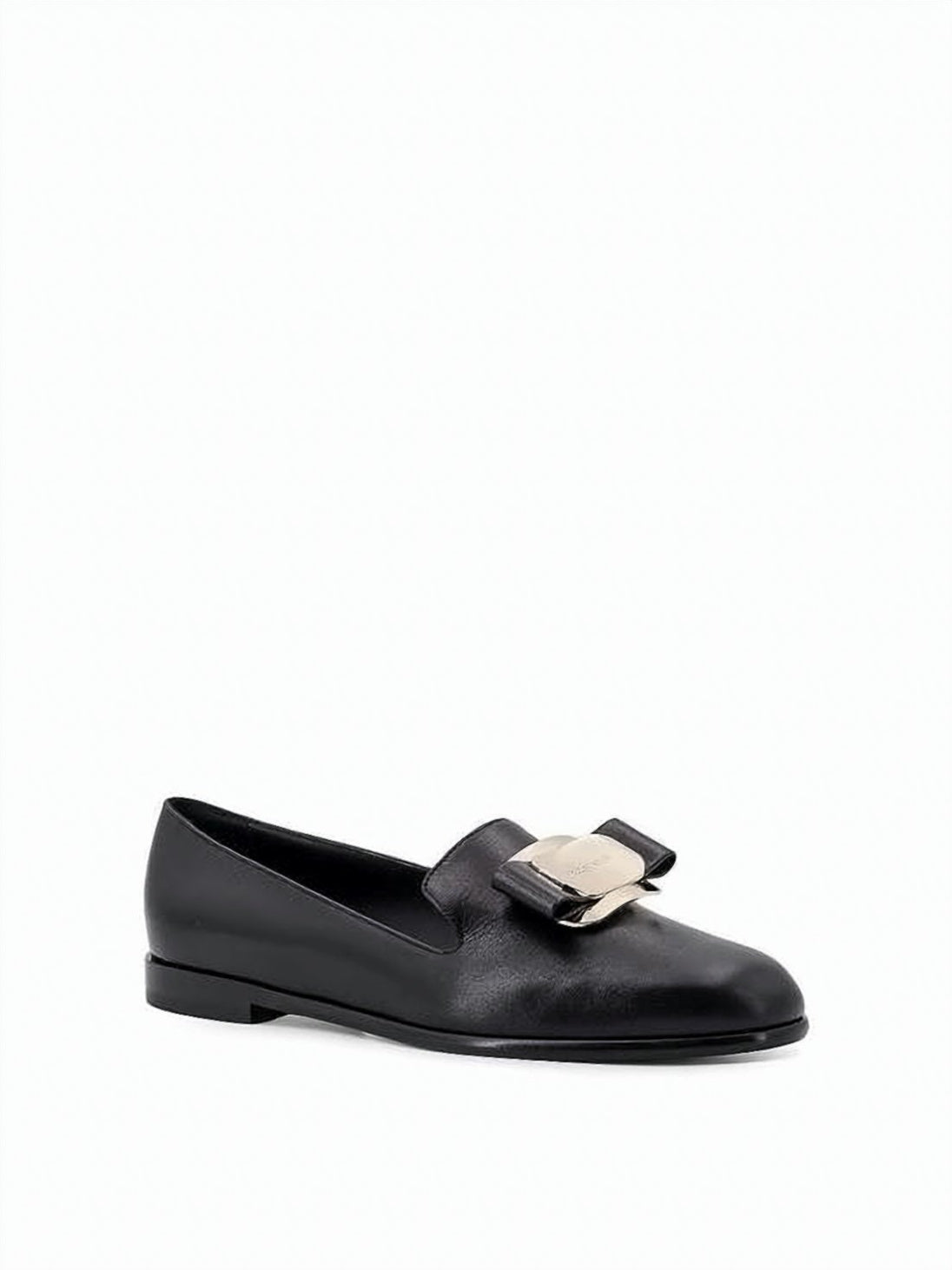 Black Calf Leather Loafers