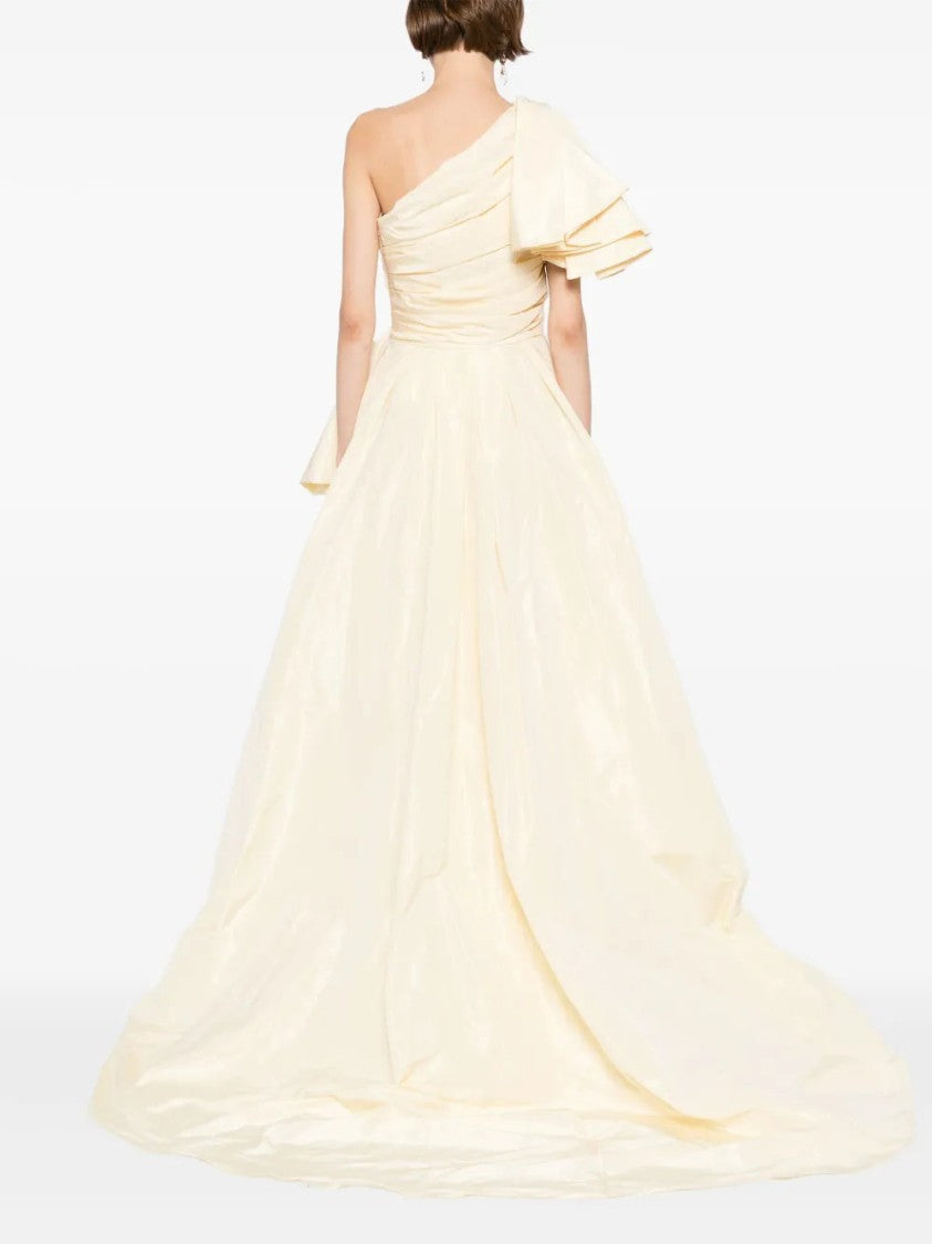 Aqua Sky Taffeta Evening Dress