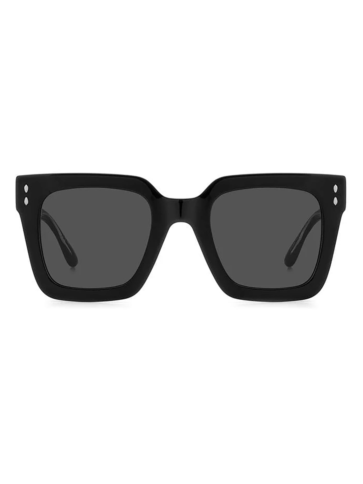 Bold Square Frame Dark Lens Sunglasses