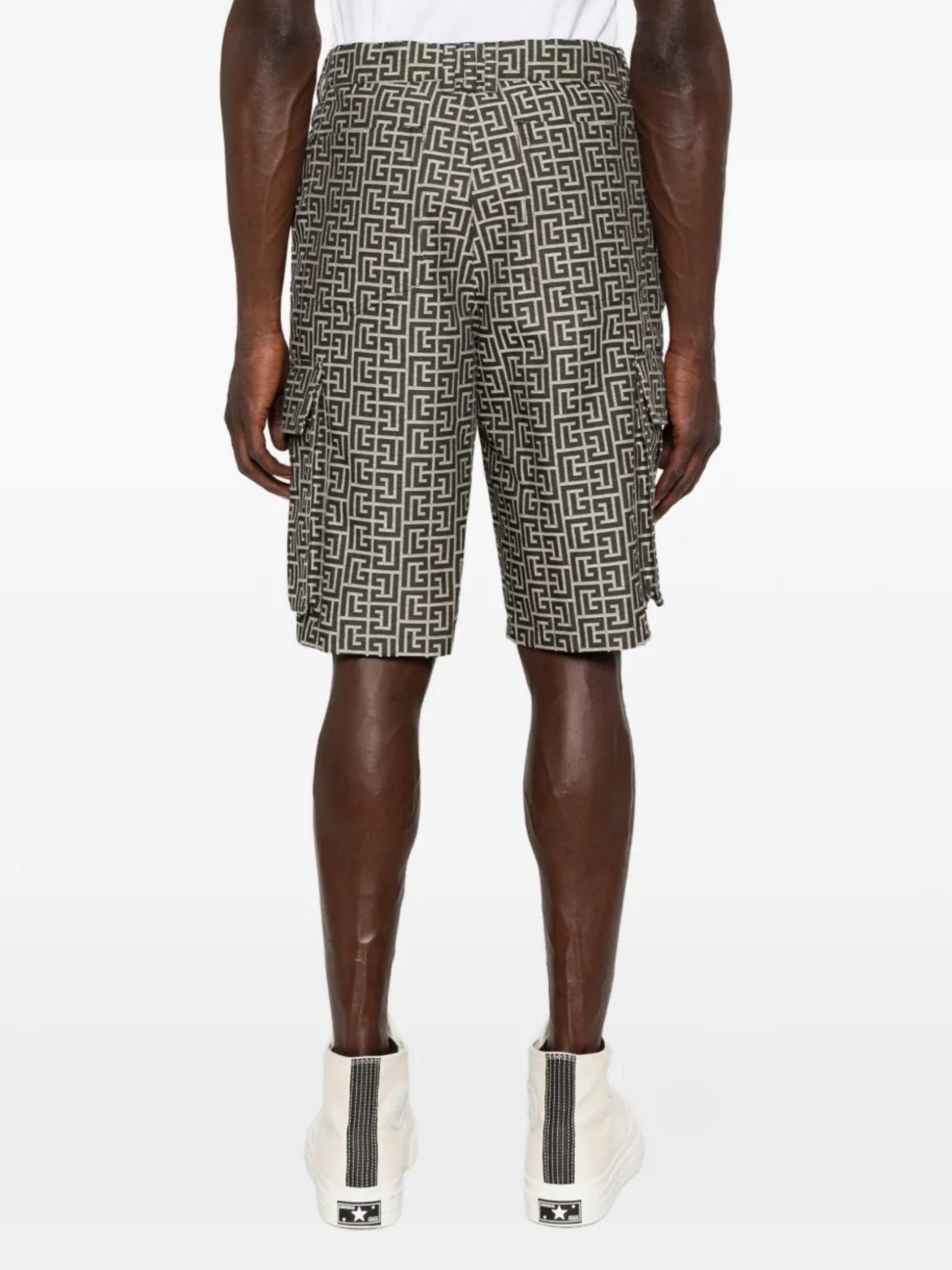 Black Shorts Relaxed Cargo Shorts