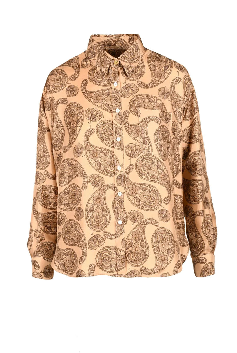 Silk Shirt - Brown