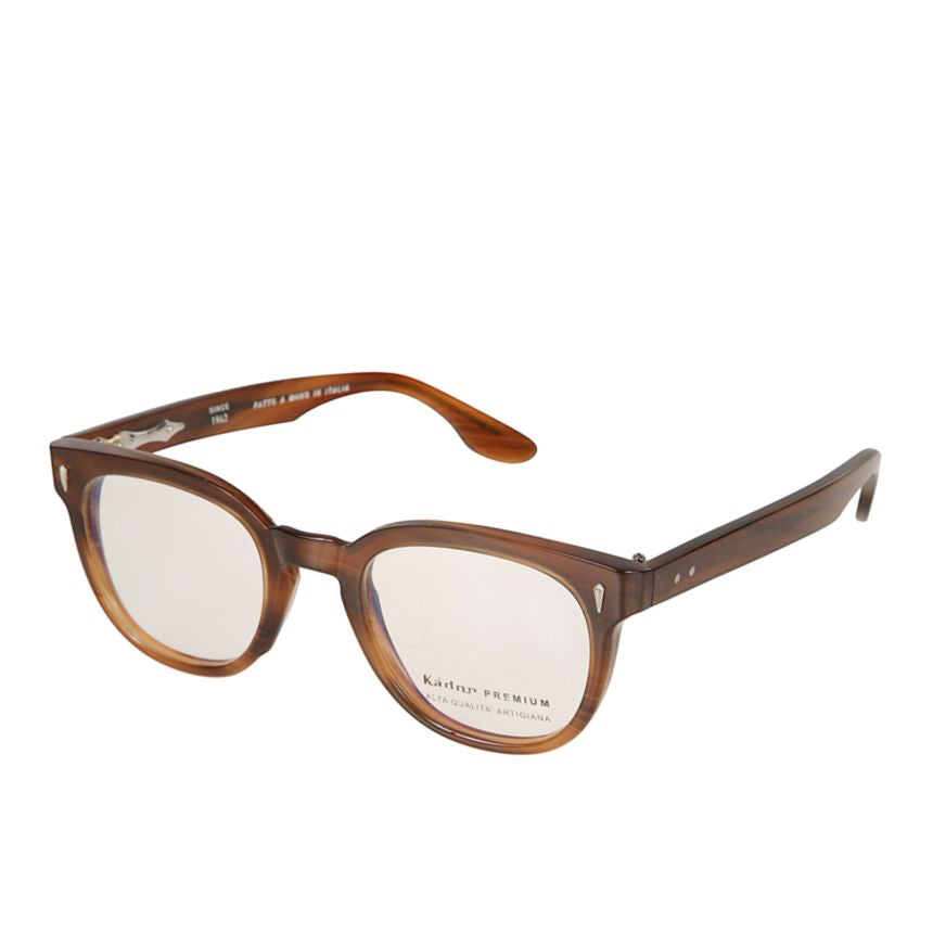 Premium 11 Translucent Brown Gradient Eyeglasses with Keyhole Bridge