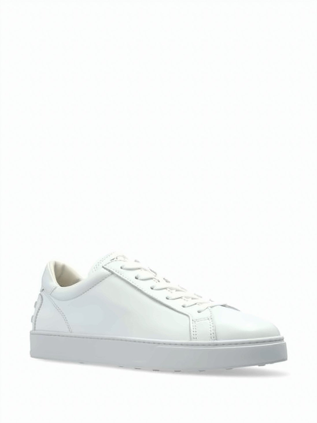 Calf Leather Sneakers with Lace-Up Design