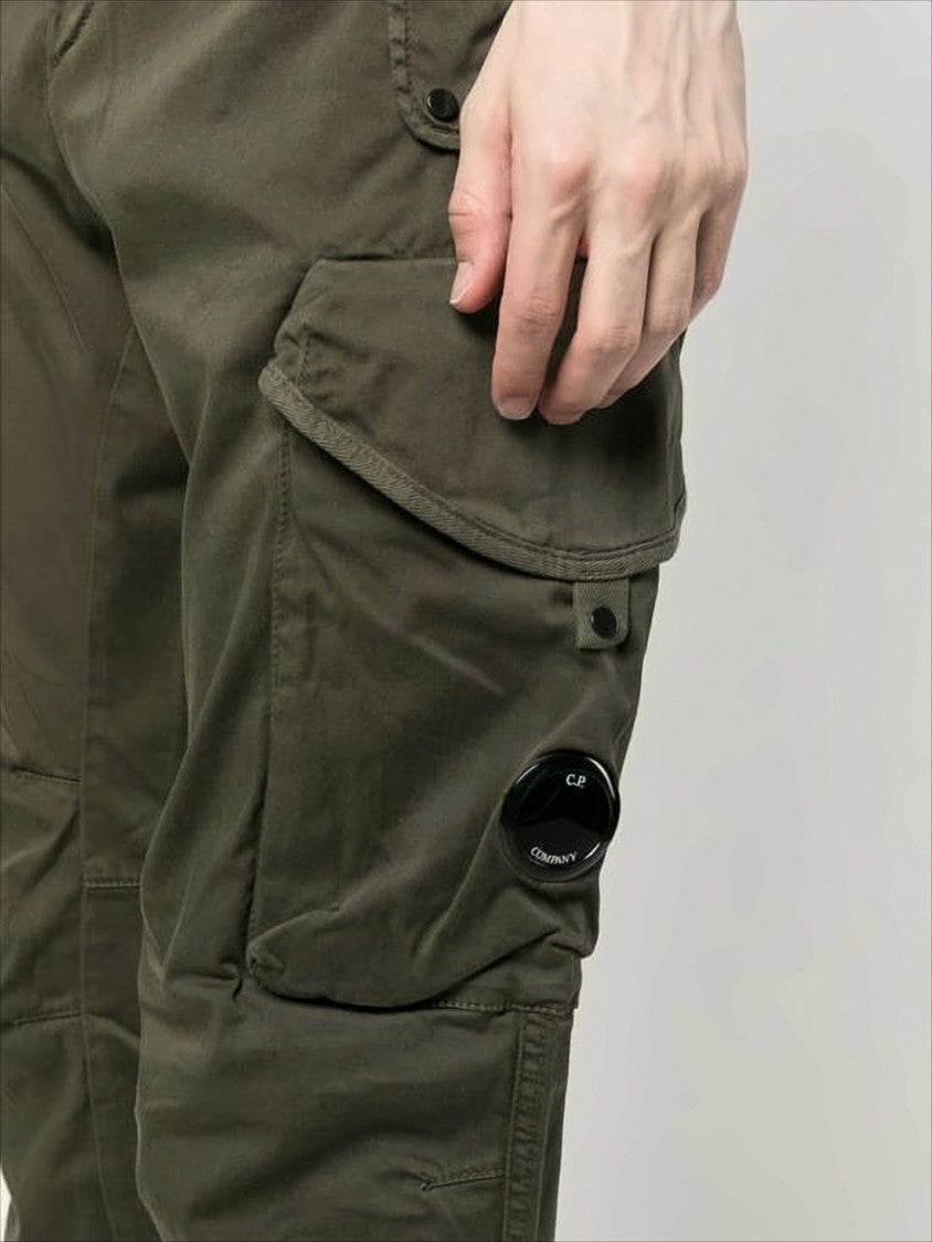 Utilitarian Straight Pants with Cargo Pockets