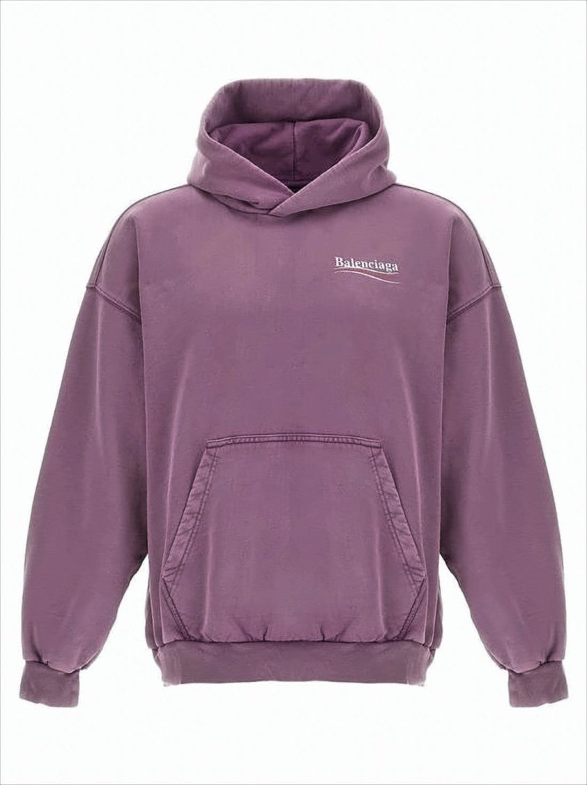 Relaxed Fit Washed Cotton Hoodie